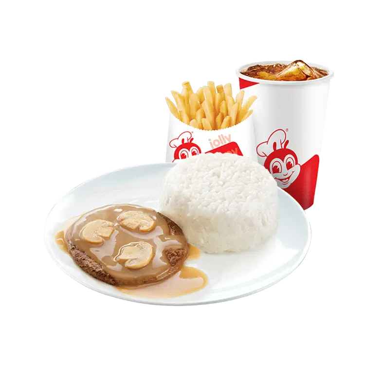 1 pc. Burger Steak w/ Fries & Drink