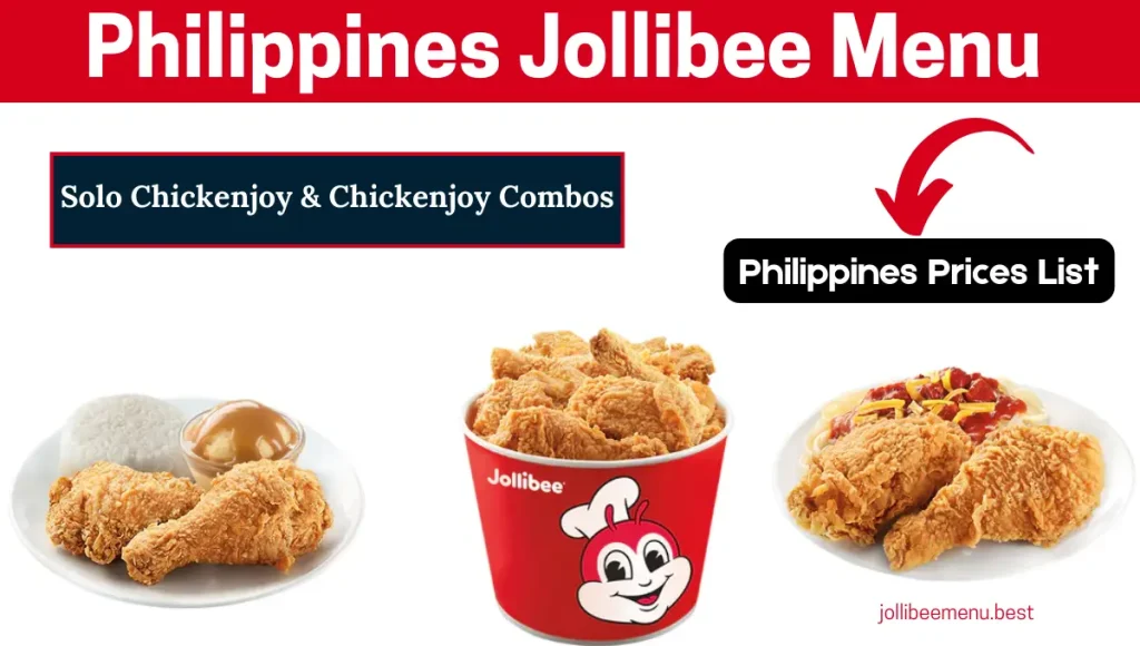 Jollibee Signature Chickenjoy Menu In Philippines 