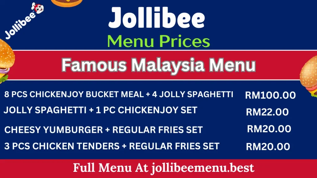 Jollibee Malaysia Menu